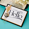 Spellbinders Hello Press Plate (BP-039) (OUTLET)