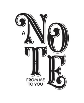 Spellbinders A Note from Me to You Press Plate (BP-040) (OUTLET) Spellbinders A Note from Me to You Press Plate (BP-040) (OUTLET)