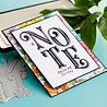 Spellbinders A Note from Me to You Press Plate (BP-040) (OUTLET)