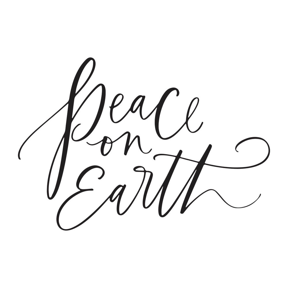 Spellbinders Peace on Earth Press Plate (BP-057) (OUTLET)