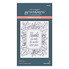 Spellbinders Autumn Thanks Frame Press Plate (BP-083) (OUTLET)