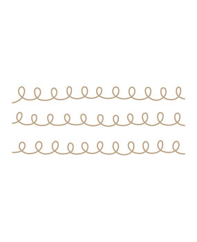 Spellbinders Hand Drawn Loops Glimmer Hot Foil Plate (GLP-325) (OUTLET)