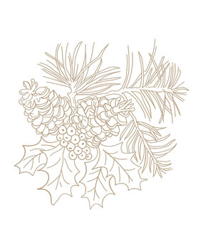 Spellbinders Winter Bough Hot Foil Plate (GLP-431) (OUTLET)