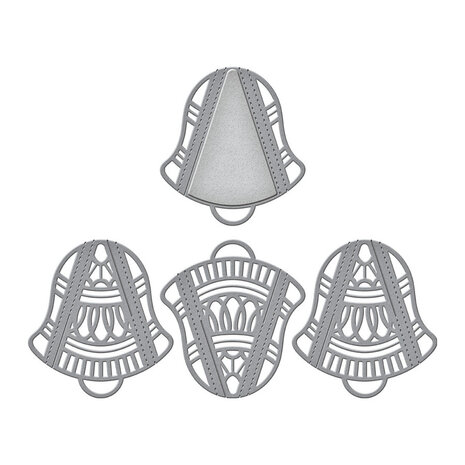 Spellbinders Silver Bells Dimensional Doily Etched Dies (S4-1130) (OUTLET)