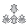 Spellbinders Silver Bells Dimensional Doily Etched Dies (S4-1130) (OUTLET)