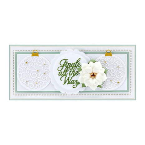 Spellbinders Jingle Word Frame Etched Dies (S4-1145) (OUTLET)
