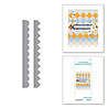 Spellbinders Color Block Slimline Edges Etched Dies (S4-1154) (OUTLET)