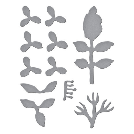 Spellbinders Jasmine Etched Dies (S4-1204) (OUTLET)