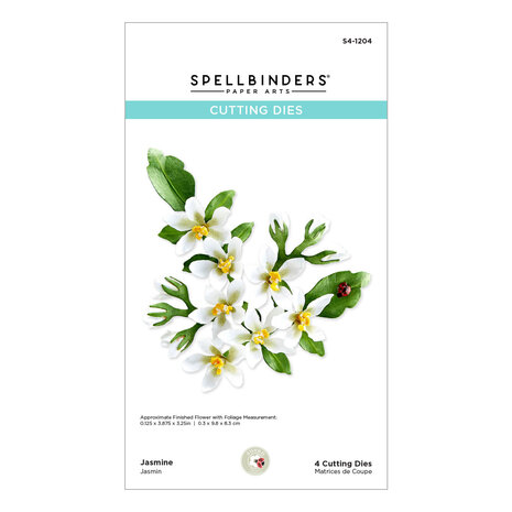Spellbinders Jasmine Etched Dies (S4-1204) (OUTLET)