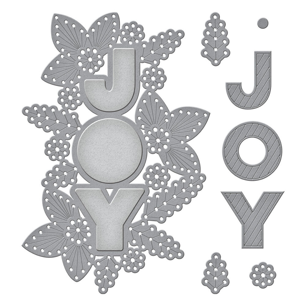 Spellbinders Stitched Joy Etched Dies (S4-1230) (OUTLET)