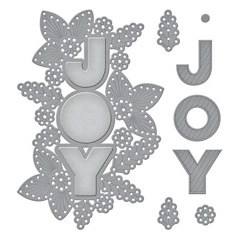 Spellbinders Stitched Joy Etched Dies (S4-1230) (OUTLET)