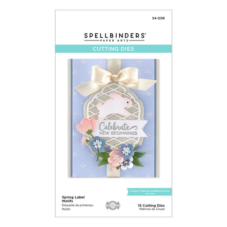 Spellbinders Spring Label Motifs Etched Dies (S4-1238) (OUTLET)
