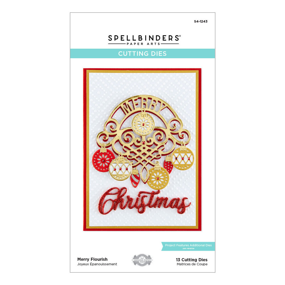 Spellbinders Merry Flourish Etched Dies (S4-1243) (OUTLET)