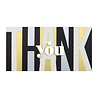 Spellbinders Be Bold Color Block Thank You Etched Dies (S5-477) (OUTLET)