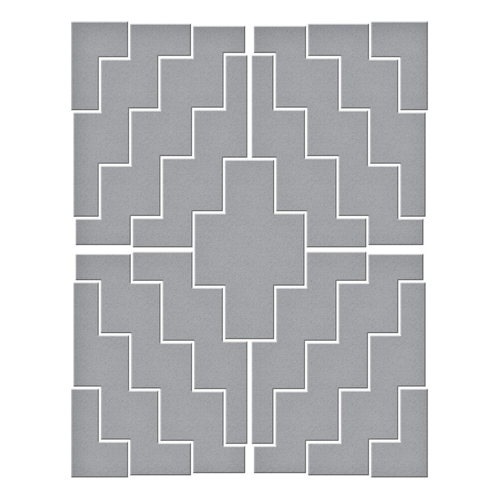 Spellbinders Color Block Southwest Etched Dies (S5-498) (OUTLET)