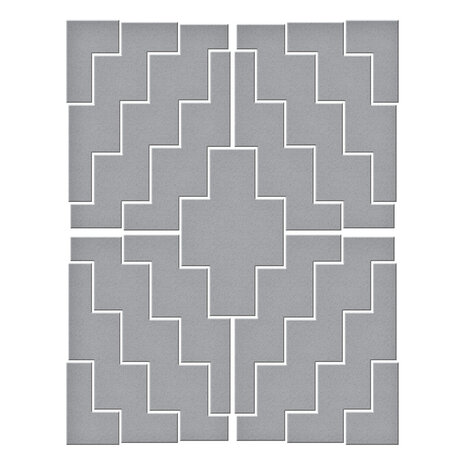 Spellbinders Color Block Southwest Etched Dies (S5-498) (OUTLET)