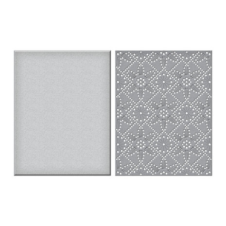 Spellbinders Stitched Petal Diamond Background Etched Dies (S5-529) (OUTLET) Spellbinders Stitched Petal Diamond Background Etched Dies (S5-529) (OUTLET)