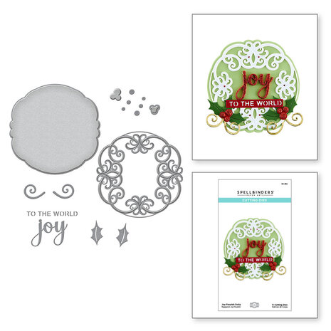 Spellbinders Joy Flourish Doily Etched Dies (S5-532) (OUTLET) Spellbinders Joy Flourish Doily Etched Dies (S5-532) (OUTLET)