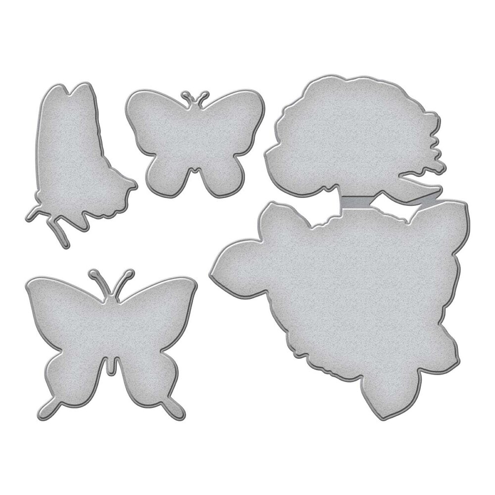 Spellbinders Butterfly Kisses Etched Dies (S5-555) (OUTLET)