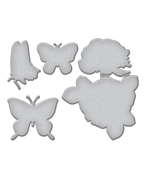 Spellbinders Butterfly Kisses Etched Dies (S5-555) (OUTLET)