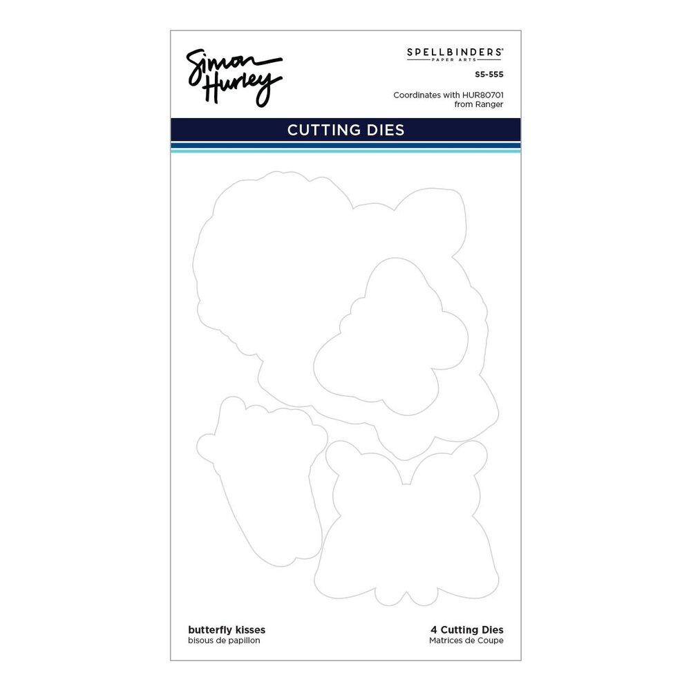 Spellbinders Butterfly Kisses Etched Dies (S5-555) (OUTLET)