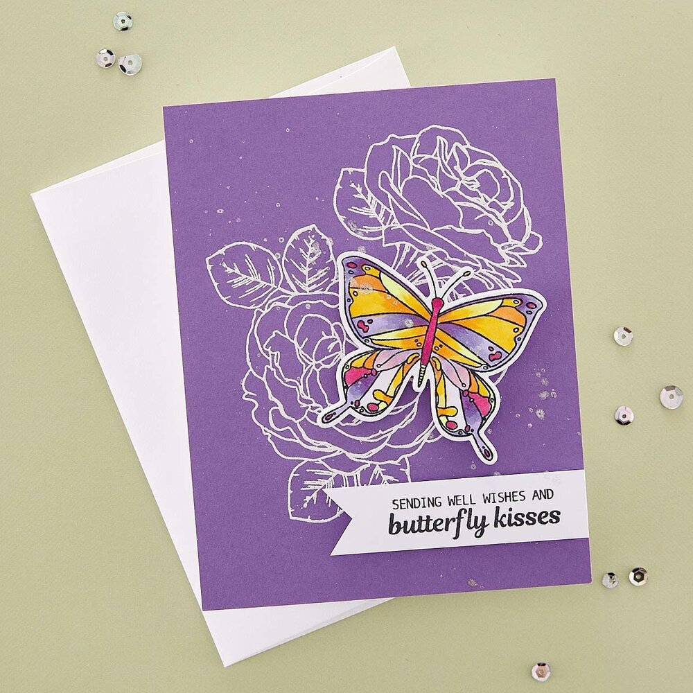 Spellbinders Butterfly Kisses Etched Dies (S5-555) (OUTLET)