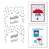 Spellbinders Raining Hearts Etched Dies (S5-559) (OUTLET)
