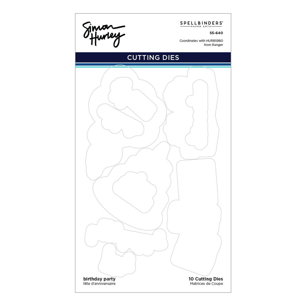 Spellbinders Birthday Party Etched Dies (S5-640) (OUTLET) Spellbinders Birthday Party Etched Dies (S5-640) (OUTLET)
