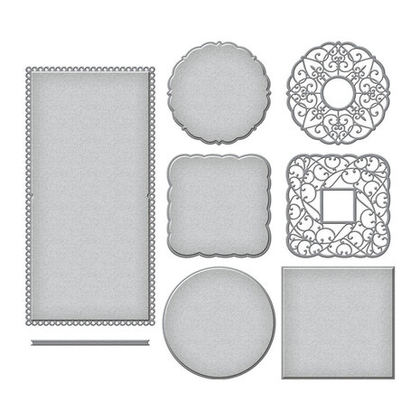 Spellbinders Scalloped Symphony Notecard Etched Dies (S6-177) (OUTLET) Spellbinders Scalloped Symphony Notecard Etched Dies (S6-177) (OUTLET)