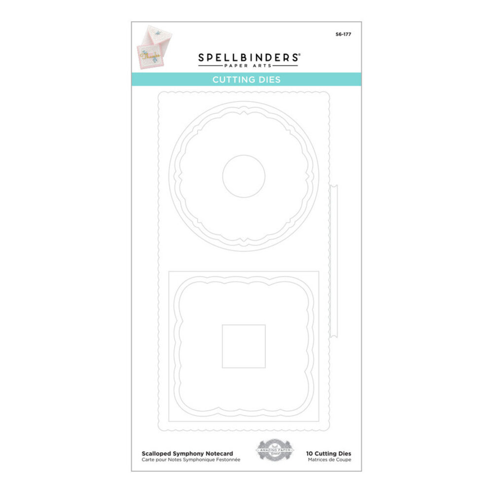 Spellbinders Scalloped Symphony Notecard Etched Dies (S6-177) (OUTLET) Spellbinders Scalloped Symphony Notecard Etched Dies (S6-177) (OUTLET)