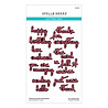 Spellbinders Thanks Enclosed Sentiments Etched Dies (S6-208) (OUTLET)