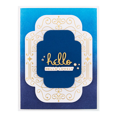 Spellbinders Thanks Enclosed Sentiments Etched Dies (S6-208) (OUTLET)