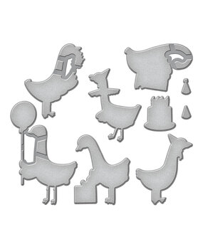 Spellbinders Silly Goose Etched Dies (S6-239) (OUTLET)