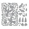 Spellbinders Delicate Floral Hummingbirds Etched Dies (S7-230) (OUTLET)