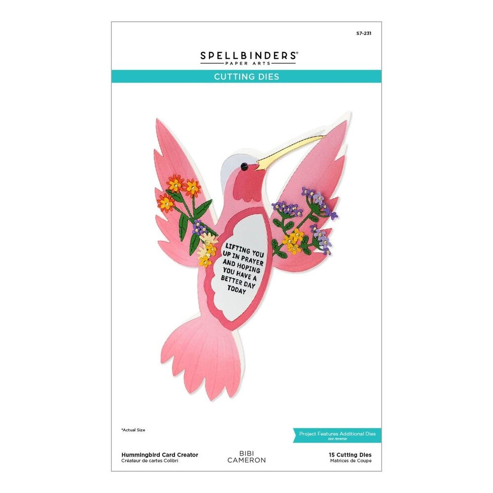 Spellbinders Hummingbird Card Creator Etched Dies (S7-231) (OUTLET) Spellbinders Hummingbird Card Creator Etched Dies (S7-231) (OUTLET)