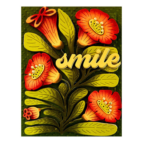 Spellbinders Fresh Picked Angel Trumpets Etched Dies (S7-242) (OUTLET)