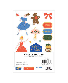 Spellbinders Nutcracker Ballet Chipboard Stickers (SCS-300) (OUTLET)