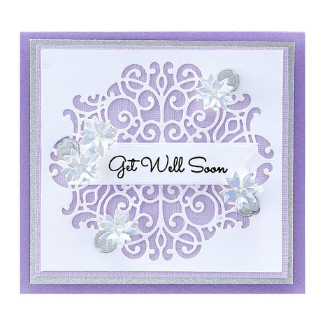 Spellbinders Just a Note Sentiments & Tag Stamp & Die Set (SDS-169) (OUTLET)