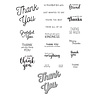 Spellbinders Many Thanks Clear Stamp & Die Set (SDS-171) (OUTLET)