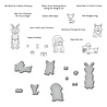 Spellbinders Christmas Pups Clear Stamp & Die Set (SDS-178) (OUTLET)