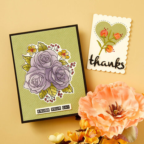 Spellbinders Garden Party Clear Stamp & Die Set (SDS-188) (OUTLET)