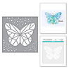 Spellbinders Geometric Butterfly Stencil (STN-007) (OUTLET)