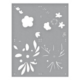 Spellbinders Hello Blooms Stencil (STN-063) (OUTLET)
