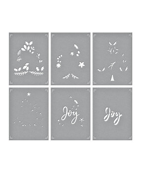 Spellbinders Layered Joy Tree Stencils (STN-069) (OUTLET)