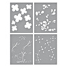 Spellbinders Blossoming Flowers Layered Stencil (STN-075) (OUTLET) Spellbinders Blossoming Flowers Layered Stencil (STN-075) (OUTLET)
