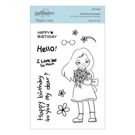 Spellbinders Darling Bouquet Clear Stamp (STP-042) (OUTLET)