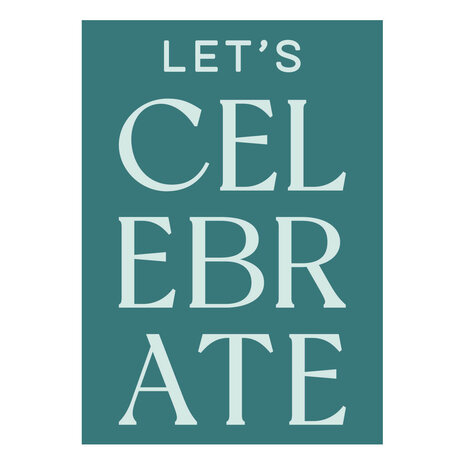 Spellbinders Let's Celebrate Wax Seal Stamp (WS-120) (OUTLET)