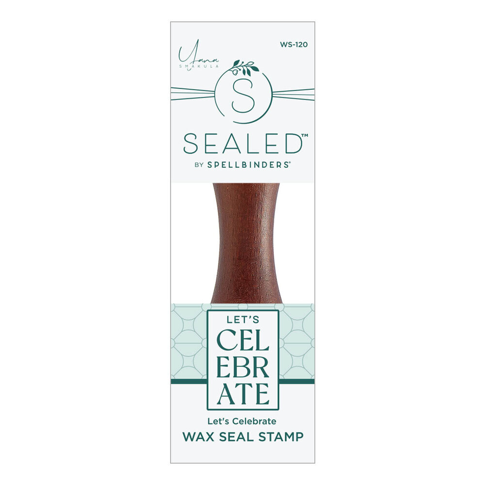 Spellbinders Let's Celebrate Wax Seal Stamp (WS-120) (OUTLET)