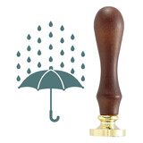 Spellbinders Falling Raindrops Wax Seal Stamp (WS-133) (OUTLET)