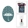 Spellbinders Falling Raindrops Wax Seal Stamp (WS-133) (OUTLET)